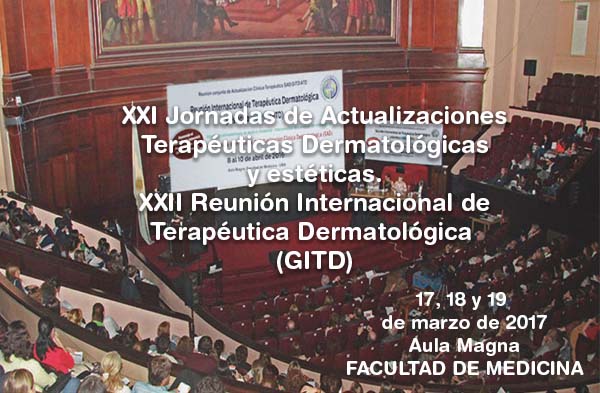 XXI Jornadas de Actualizaciones Terapéuticas Dermatológicas y estéticas.
